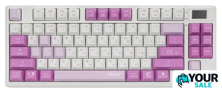 Клавиатура MSI Forge GK600 TKL Wireless Violet - Изображение №1 — Интернет-магазин Your Sale