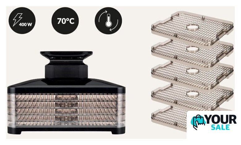 Сушилка для овощей и фруктов Zeegma Dry Chef Pro 5 - Изображение №12 — Интернет-магазин Your Sale