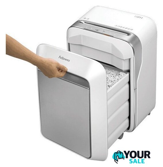 Шредер Fellowes Powershred LX211 (белый) - Изображение №5 — Интернет-магазин Your Sale