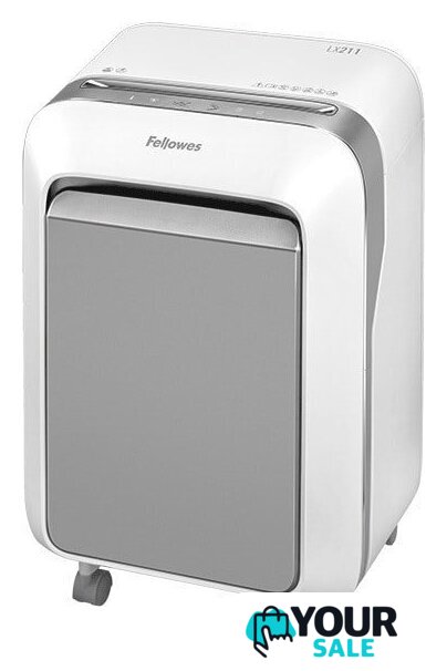 Шредер Fellowes Powershred LX211 (белый) - Изображение №2 — Интернет-магазин Your Sale