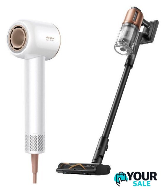 Пылесос Dreame Cordless Vacuum Cleaner Z20 VZV16A + Фен Dreame hairdryer Glory White AHD6A-WH (евровилка) - Изображение №2 — Интернет-магазин Your Sale