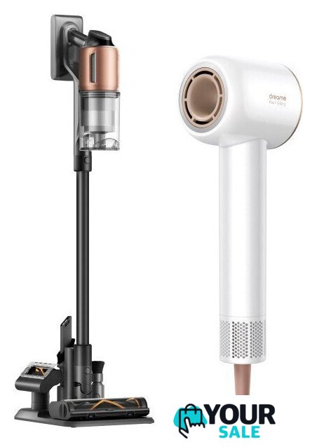 Пылесос Dreame Cordless Vacuum Cleaner Z20 VZV16A + Фен Dreame hairdryer Glory White AHD6A-WH (евровилка) - Изображение №1 — Интернет-магазин Your Sale