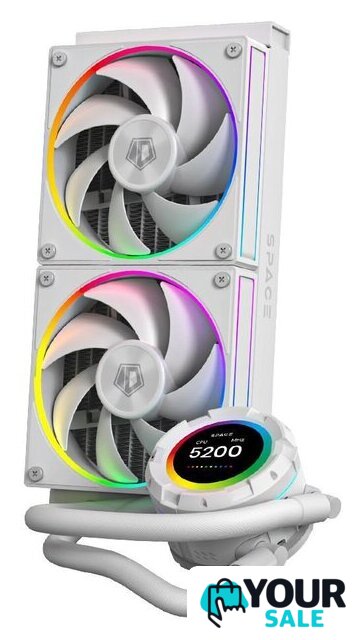 Система жидкостного охлаждения для процессора ID-Cooling SL240 White - Изображение №2 — Интернет-магазин Your Sale