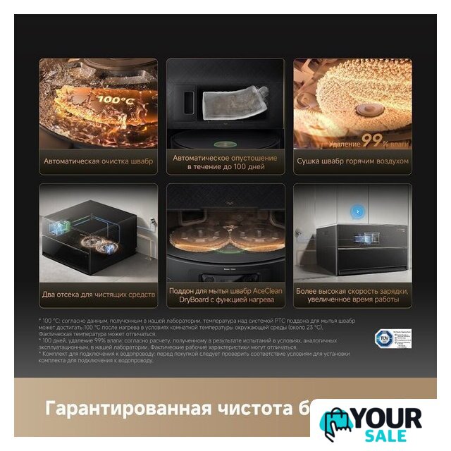 Робот-пылесос Dreame Robot Vacuum X60 Master Black RLX88DE (евровилка, черный) - Изображение №12 — Интернет-магазин Your Sale