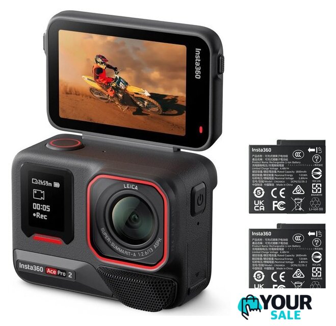 Экшен-камера Insta360 Ace Pro 2 (Standard Bundle, Dual Battery) - Изображение №1 — Интернет-магазин Your Sale