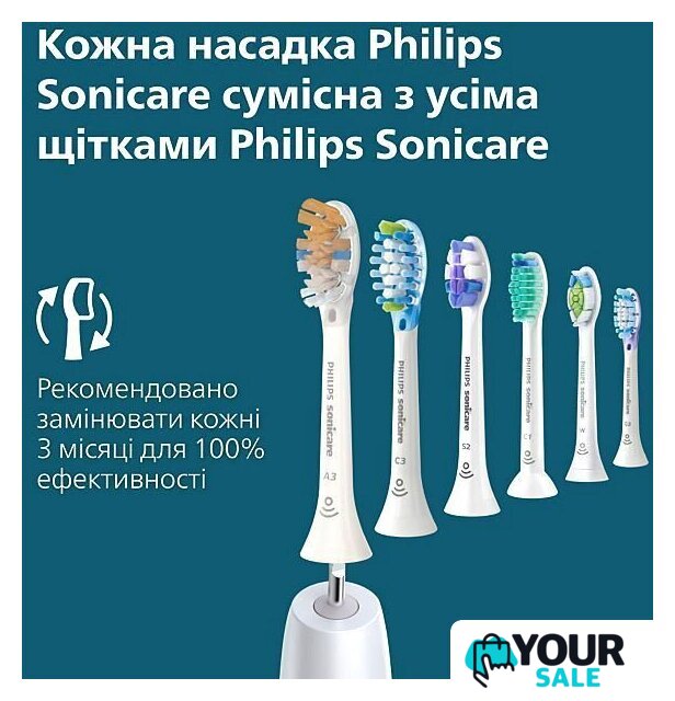 Электрическая зубная щетка Philips Sonicare 6100 HX7406/01 - Изображение №7 — Интернет-магазин Your Sale