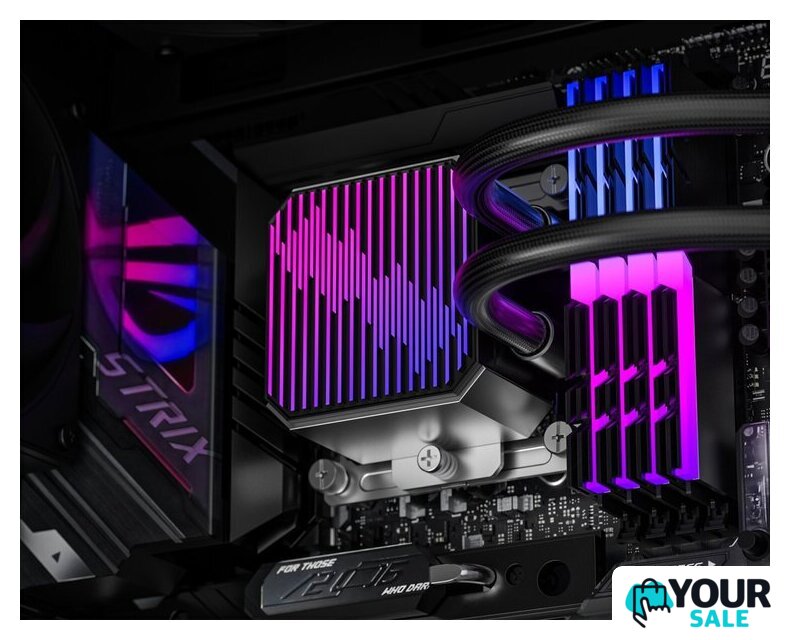 Система жидкостного охлаждения для процессора ID-Cooling DX240 Max Black - Изображение №7 — Интернет-магазин Your Sale
