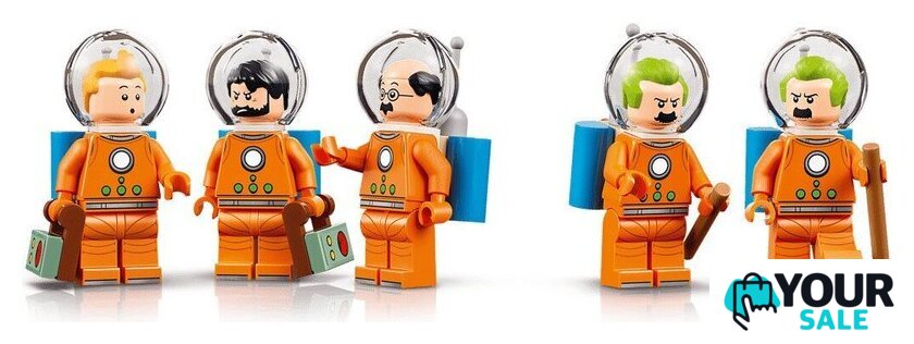 Конструктор LEGO Ideas 21367 Tintin Moon Rocket - Изображение №4 — Интернет-магазин Your Sale