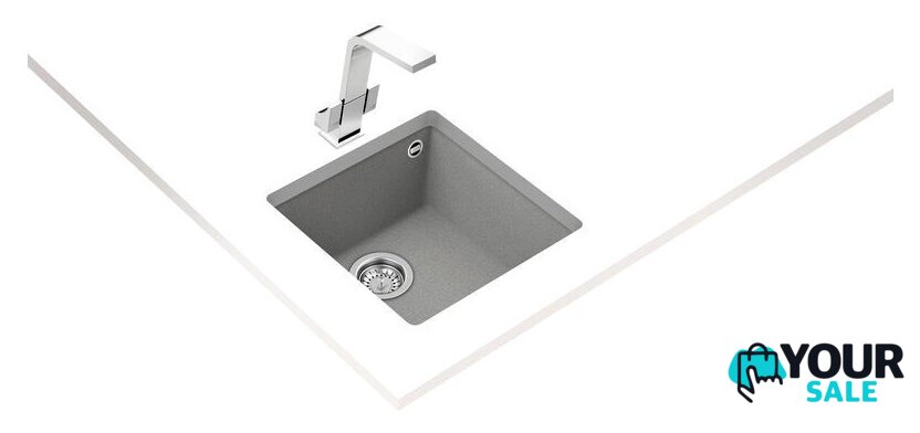 Кухонная мойка TEKA Square 40.40 TG (каменно-серый) - Изображение №2 — Интернет-магазин Your Sale