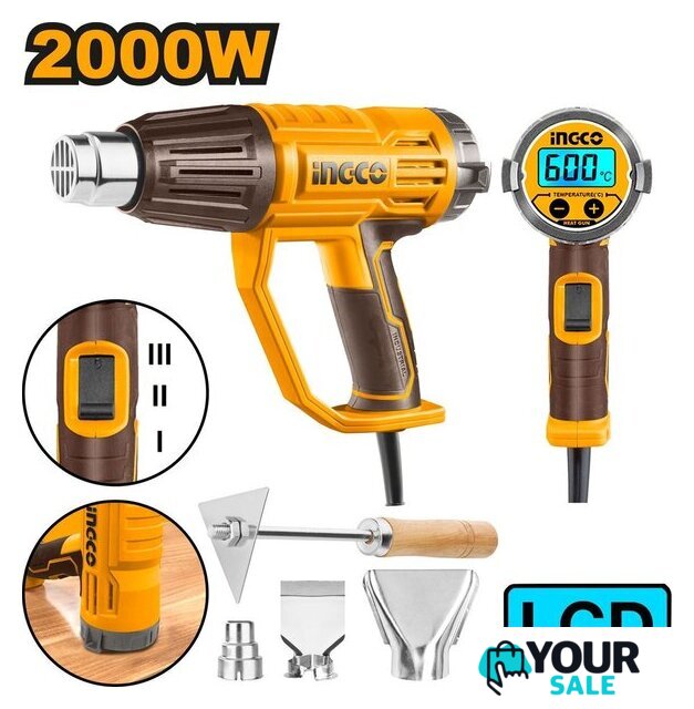 Промышленный фен Ingco HG200058 - Изображение №2 — Интернет-магазин Your Sale