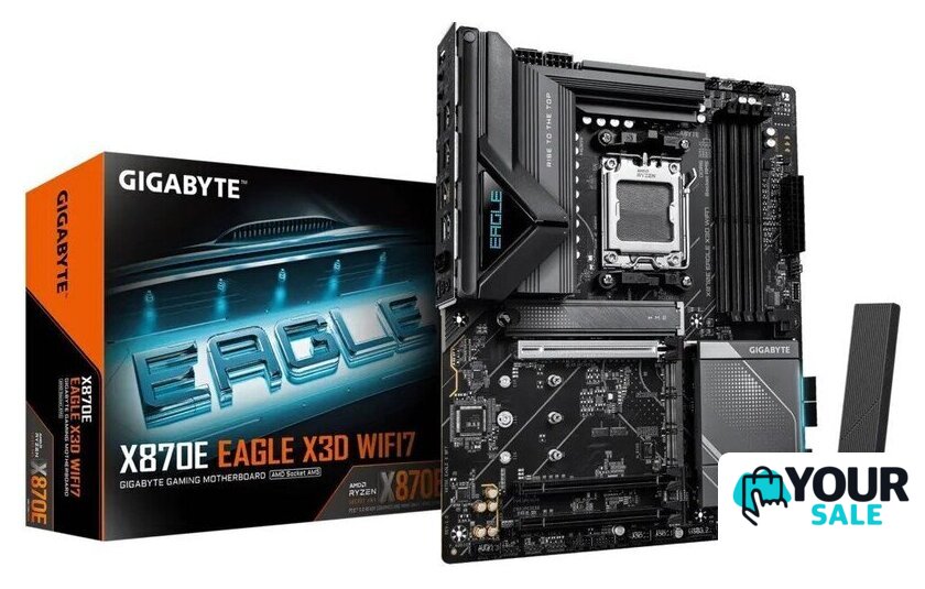 Материнская плата Gigabyte X870E Eagle X3D WiFi7 - Изображение №4 — Интернет-магазин Your Sale