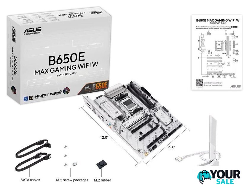 Материнская плата ASUS B650E Max Gaming WiFi W - Изображение №8 — Интернет-магазин Your Sale