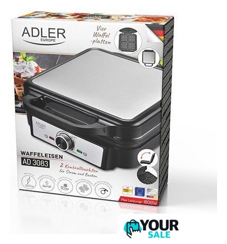 Вафельница Adler AD 3083 - Изображение №9 — Интернет-магазин Your Sale