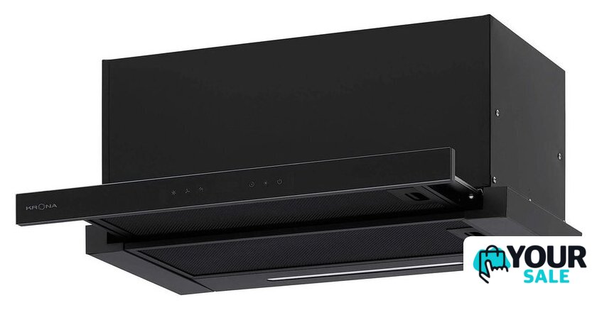 Кухонная вытяжка Krona Kamilla F MAX 600 black SGC AO КА-00009800 (черный) - Изображение №1 — Интернет-магазин Your Sale
