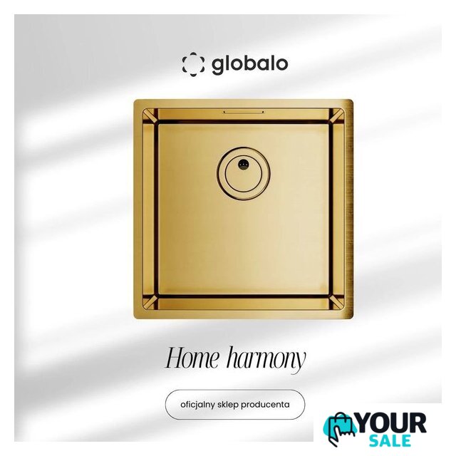 Кухонная мойка Globalo Riwolo 40.1 Gold - Изображение №1 — Интернет-магазин Your Sale