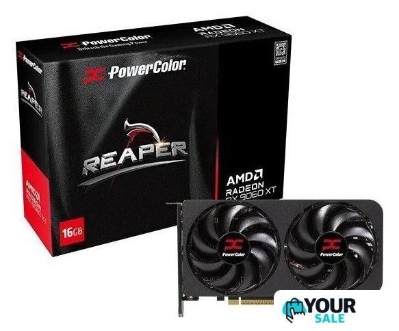 Видеокарта PowerColor Reaper AMD Radeon RX 9060 XT 16GB GDDR6 RX9060XT 16G-A - Изображение №6 — Интернет-магазин Your Sale