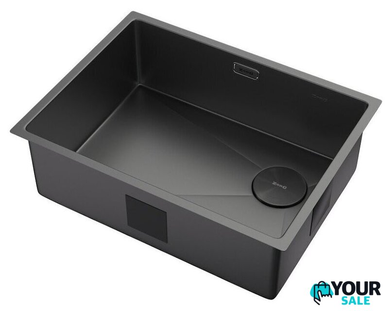 Кухонная мойка ZorG Zerox 59 U / IF Side SF Zurinox PVD Gunblack - Изображение №2 — Интернет-магазин Your Sale