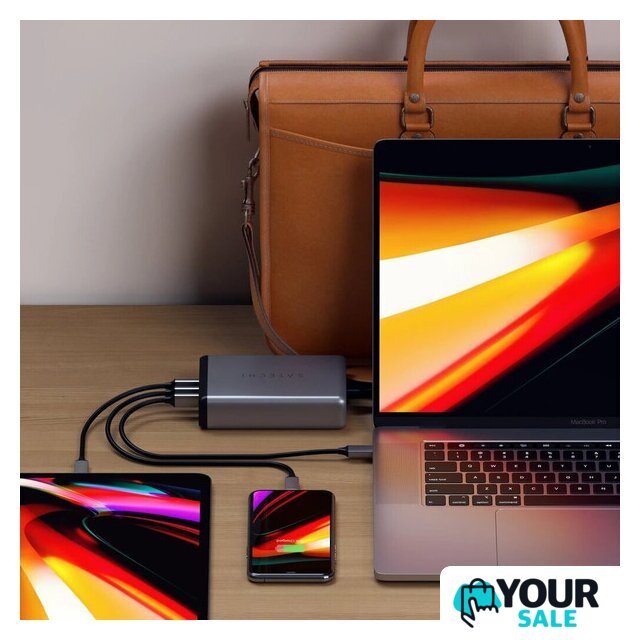 Сетевое зарядное Satechi 108W Pro Type-C PD Desktop Charger (американская вилка) - Изображение №8 — Интернет-магазин Your Sale