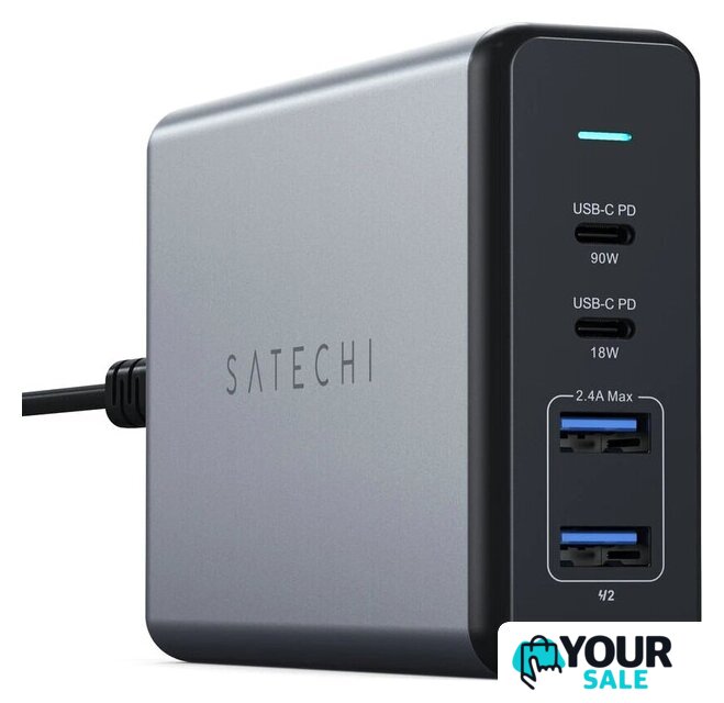 Сетевое зарядное Satechi 108W Pro Type-C PD Desktop Charger (американская вилка) - Изображение №4 — Интернет-магазин Your Sale