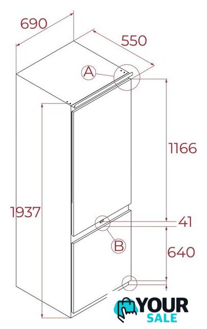 Холодильник TEKA RBF 78780 FI WH 113560021 - Изображение №11 — Интернет-магазин Your Sale