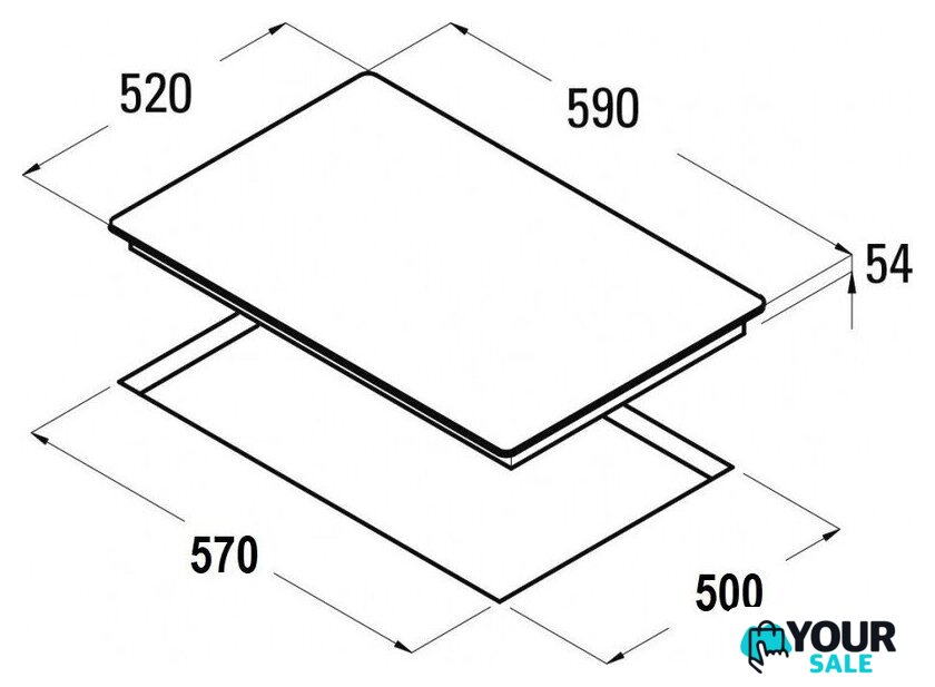 Варочная панель Schtoff IT4603 White - Изображение №2 — Интернет-магазин Your Sale