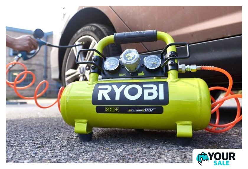 Компрессор Ryobi R18AC-0 (без АКБ) - Изображение №6 — Интернет-магазин Your Sale