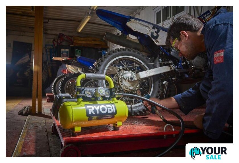 Компрессор Ryobi R18AC-0 (без АКБ) - Изображение №2 — Интернет-магазин Your Sale