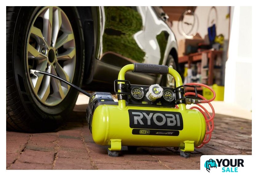 Компрессор Ryobi R18AC-0 (без АКБ) - Изображение №7 — Интернет-магазин Your Sale