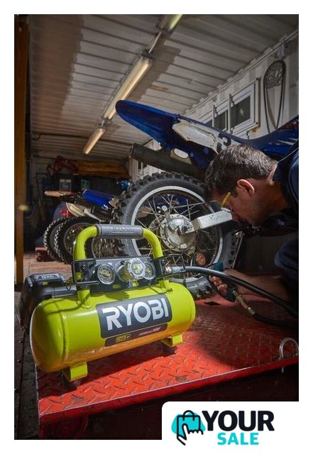 Компрессор Ryobi R18AC-0 (без АКБ) - Изображение №3 — Интернет-магазин Your Sale