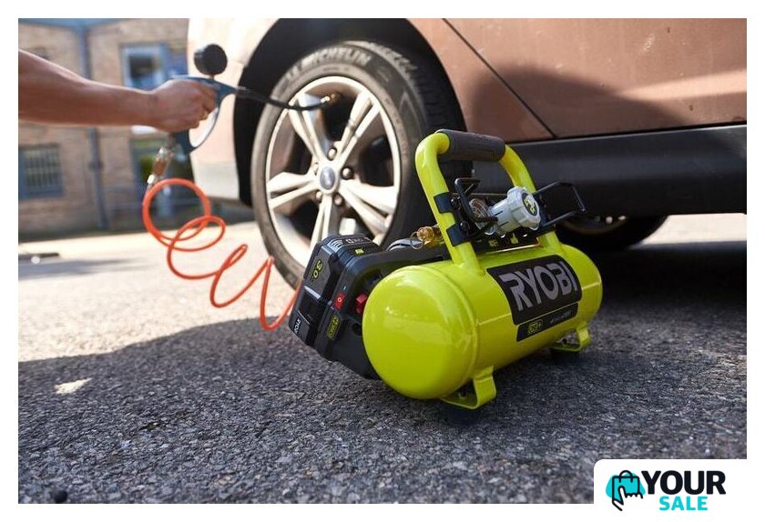 Компрессор Ryobi R18AC-0 (без АКБ) - Изображение №4 — Интернет-магазин Your Sale