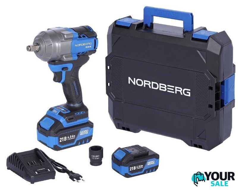 Гайковерт Nordberg NE805K (с 2-мя АКБ, кейс) - Изображение №3 — Интернет-магазин Your Sale