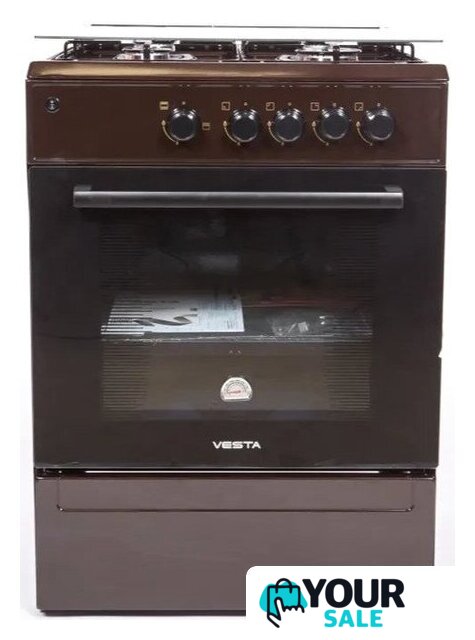 Кухонная плита VESTA Bergamo VGG 10-G (коричневый) - Изображение №1 — Интернет-магазин Your Sale