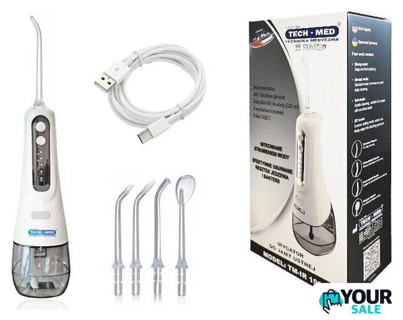 Ирригатор  Tech-Med TM-IR 100 (белый) - Изображение №1 — Интернет-магазин Your Sale