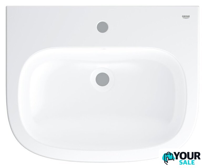 Умывальник Grohe 3933500H с гигиеническим покрытием 59.5x48.2 - Изображение №2 — Интернет-магазин Your Sale