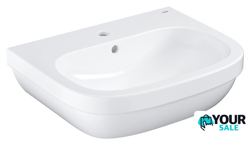 Умывальник Grohe 3933500H с гигиеническим покрытием 59.5x48.2 - Изображение №1 — Интернет-магазин Your Sale