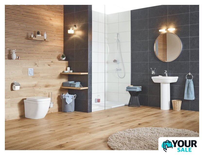 Умывальник Grohe 3933500H с гигиеническим покрытием 59.5x48.2 - Изображение №8 — Интернет-магазин Your Sale