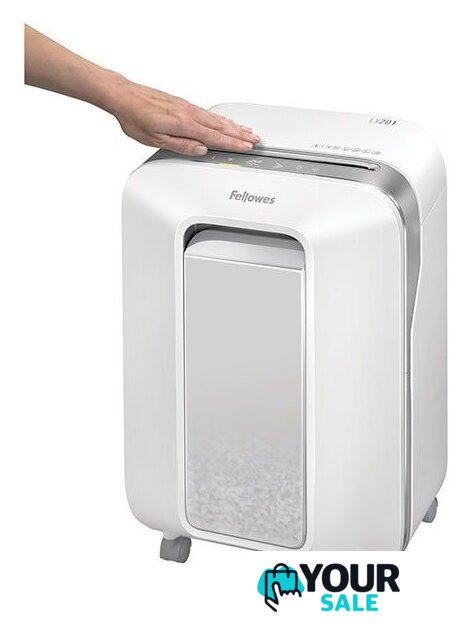 Шредер Fellowes Powershred LX201 (белый) - Изображение №5 — Интернет-магазин Your Sale