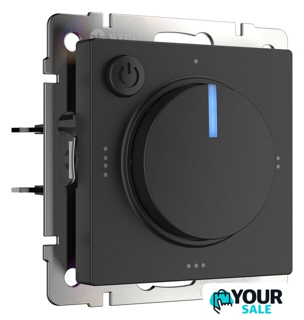 Терморегулятор Werkel W1151108 a051624 (черный матовый) - Изображение №1 — Интернет-магазин Your Sale