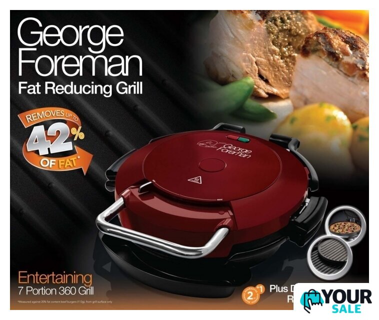 Электрогриль George Foreman 24640-56 - Изображение №3 — Интернет-магазин Your Sale