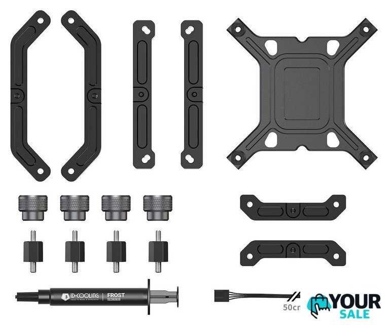 Система жидкостного охлаждения для процессора ID-Cooling DX360 Max Black - Изображение №9 — Интернет-магазин Your Sale