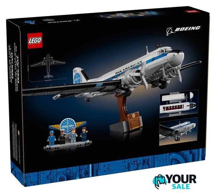 Конструктор LEGO Icons 11378 Douglas DC-3 PAN AM Airliner - Изображение №17 — Интернет-магазин Your Sale