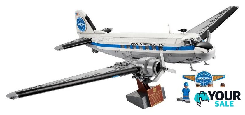 Конструктор LEGO Icons 11378 Douglas DC-3 PAN AM Airliner - Изображение №2 — Интернет-магазин Your Sale