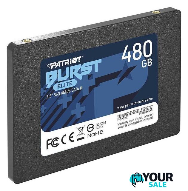 SSD Patriot Burst Elite 480GB PBE480GS25SSDR - Изображение №3 — Интернет-магазин Your Sale