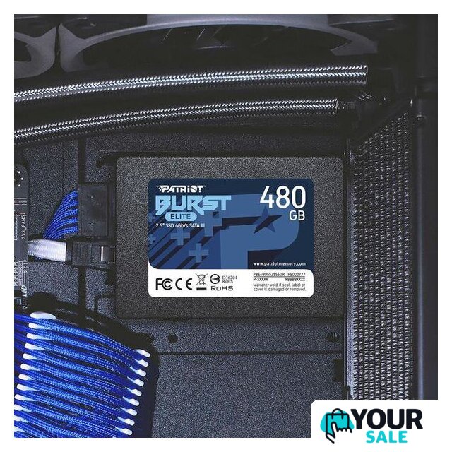 SSD Patriot Burst Elite 480GB PBE480GS25SSDR - Изображение №5 — Интернет-магазин Your Sale