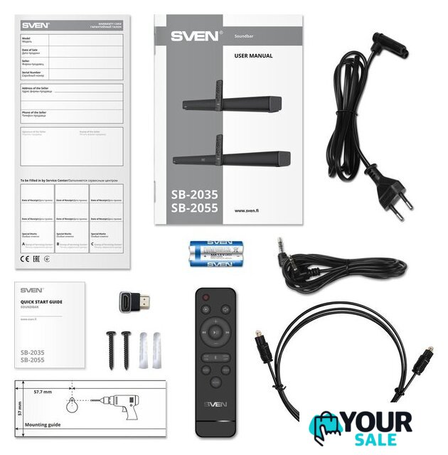 Саундбар SVEN SB-2035 - Изображение №10 — Интернет-магазин Your Sale