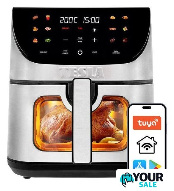 Аэрогриль (аэрофритюрница) Tesla Electronics AirCook Q70 XXL WiFi Pro - Изображение №2 — Интернет-магазин Your Sale