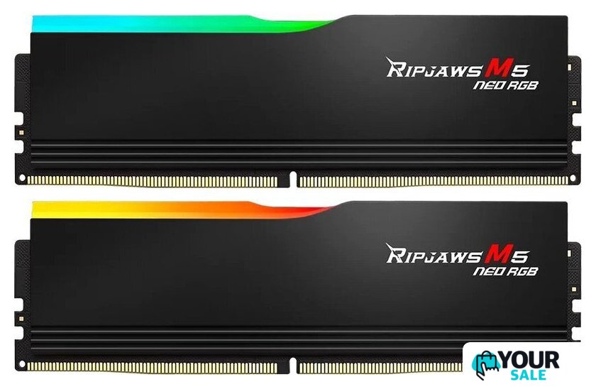Оперативная память G.Skill Ripjaws M5 Neo RGB 2x16ГБ DDR5 6000 МГц F5-6000J3636F16GX2-RM5NRK - Изображение №1 — Интернет-магазин Your Sale