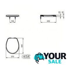 Сиденье для унитаза Ideal Standard Tornado W303001 - Изображение №4 — Интернет-магазин Your Sale