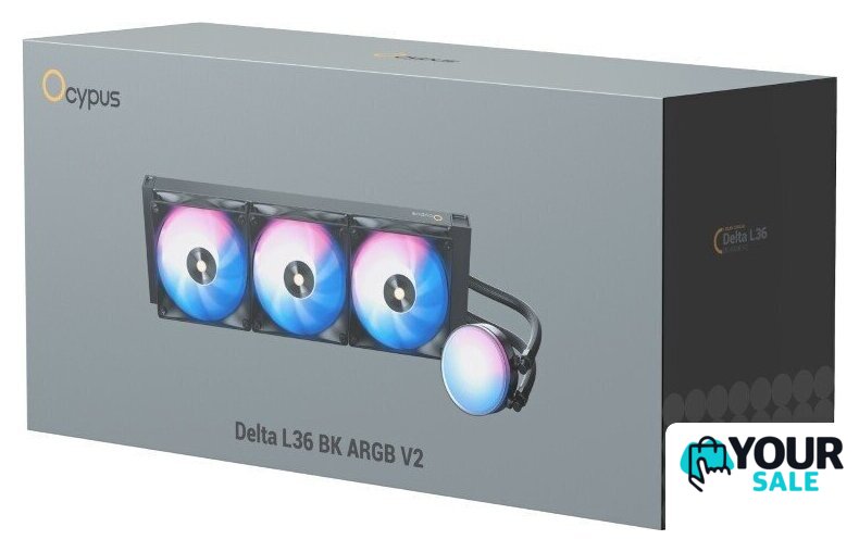 Система жидкостного охлаждения для процессора Ocypus Delta L36 BK ARGB V2 (черный) - Изображение №6 — Интернет-магазин Your Sale