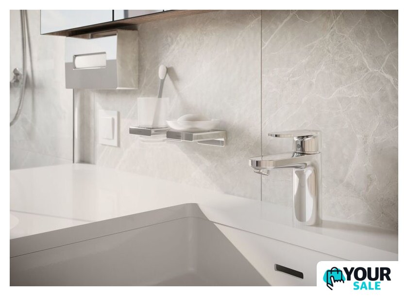 Стакан для зубной щетки и пасты Hansgrohe AddStoris 41749000 - Изображение №4 — Интернет-магазин Your Sale